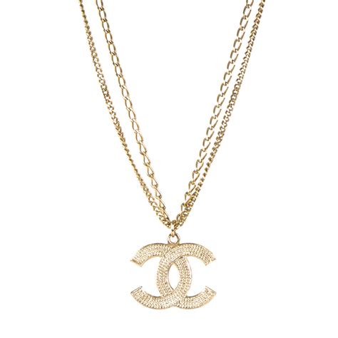 chanel gold chains|chanel gold necklaces for women.